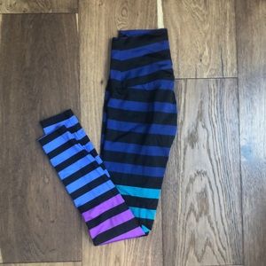 K-DEER Sneaker Length Stipe Legging